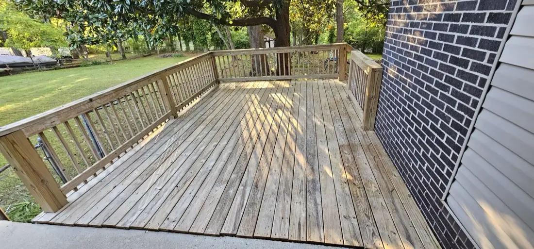 Deck & Porch Cleaning by Darby's Exterior Cleaning